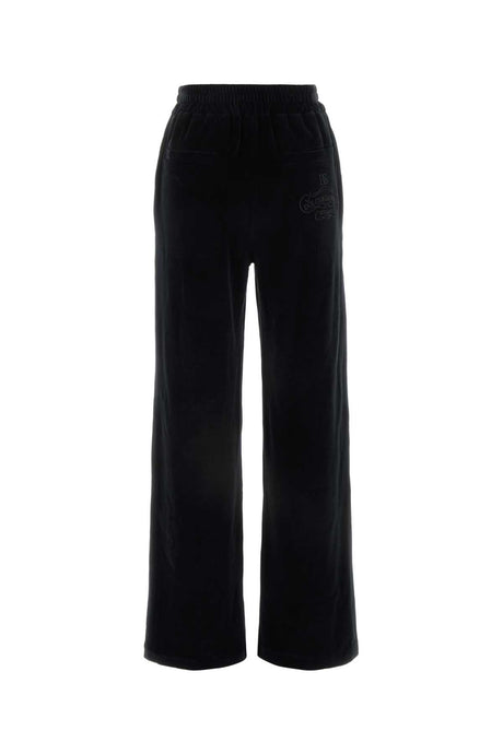 DOLCE & GABBANA Chic Black Chenille Joggers for Women - 2024 Edition