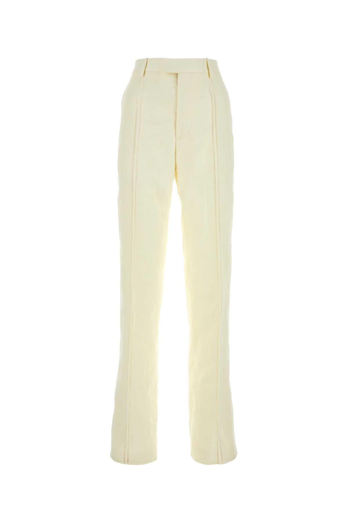 BOTTEGA VENETA Linen Wide-Leg Pants for Modern Women