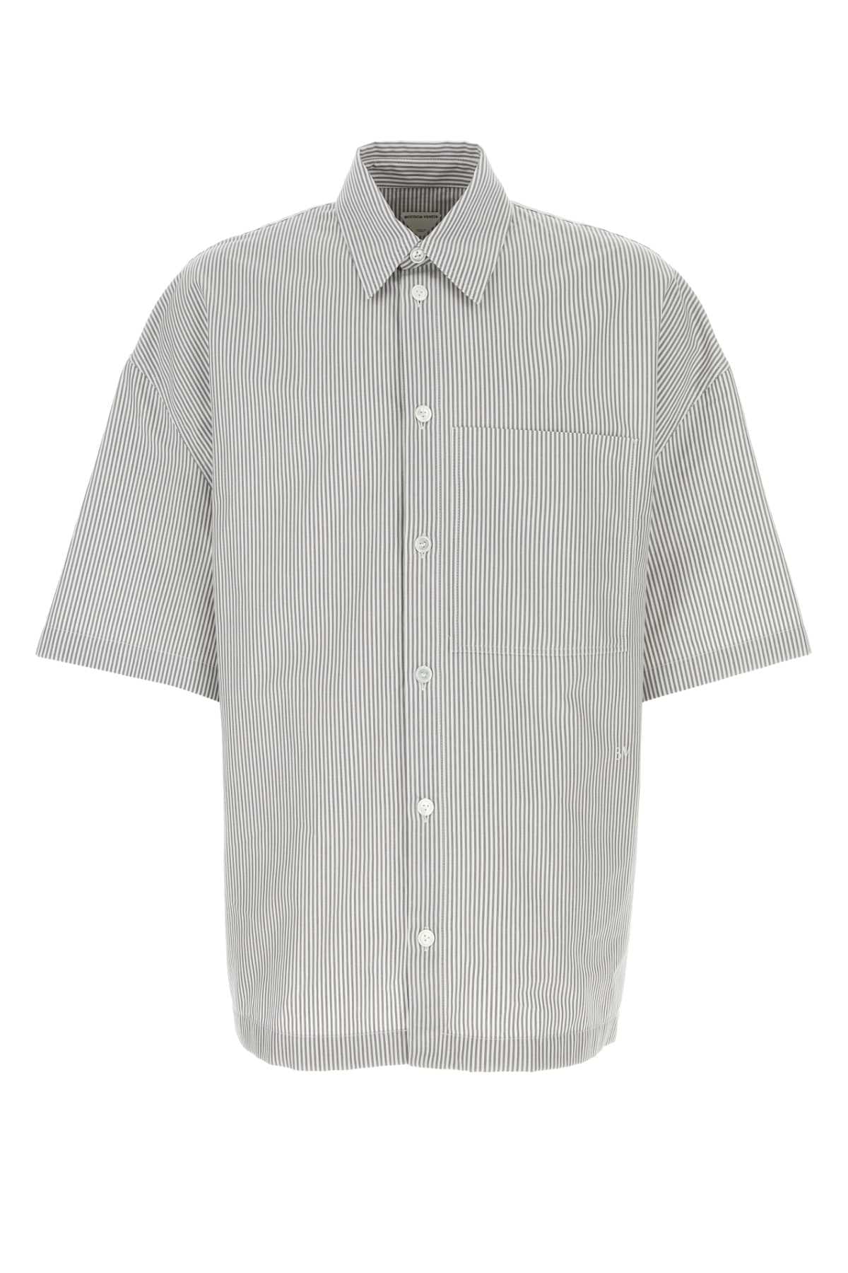 BOTTEGA VENETA Embroidered Poplin Shirt for Men - 2024 Collection