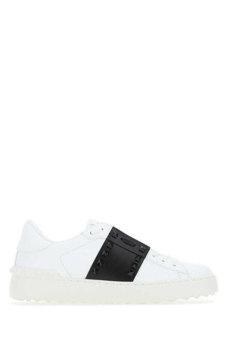 VALENTINO GARAVANI Women's Rockstud Untitled Sneakers with Black Band