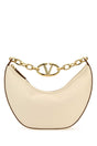 VALENTINO GARAVANI Mini Ivory Leather Hobo Handbag