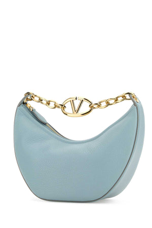 VALENTINO GARAVANI Mini Light Blue Leather Hobo Handbag