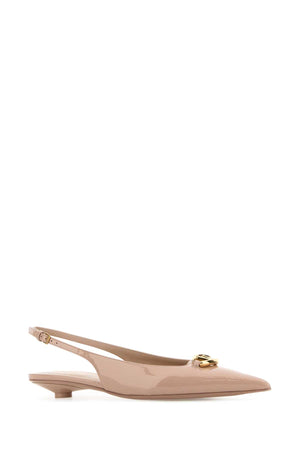 VALENTINO GARAVANI Elegant Powder Pink VLogo The Bold Edition Ballerinas Size Available