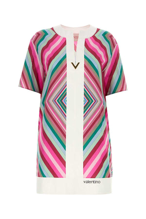 VALENTINO GARAVANI Chic Printed Cotton Mini Dress for Women