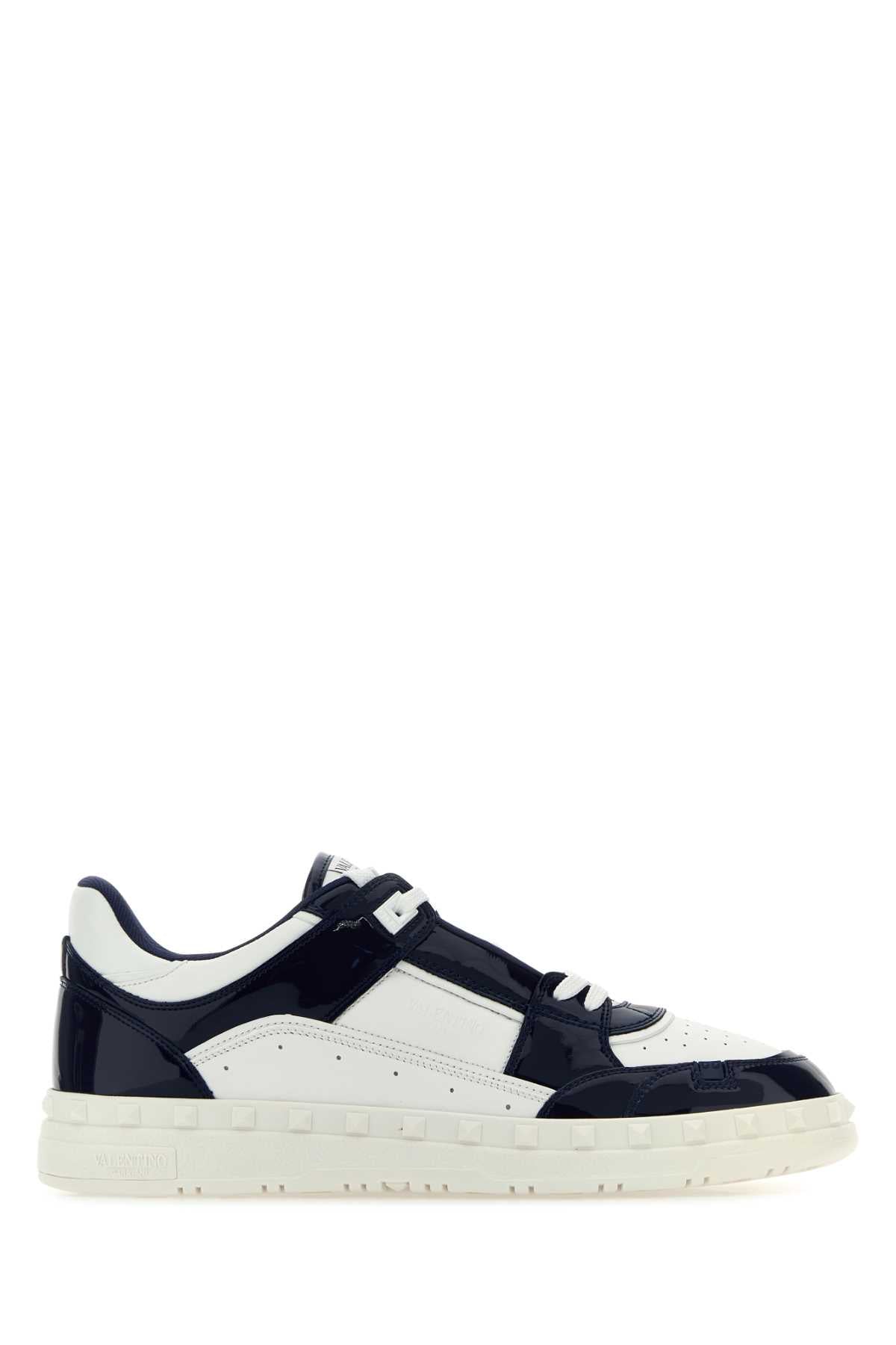 VALENTINO GARAVANI Two-Tone Freedots Sneakers for Men