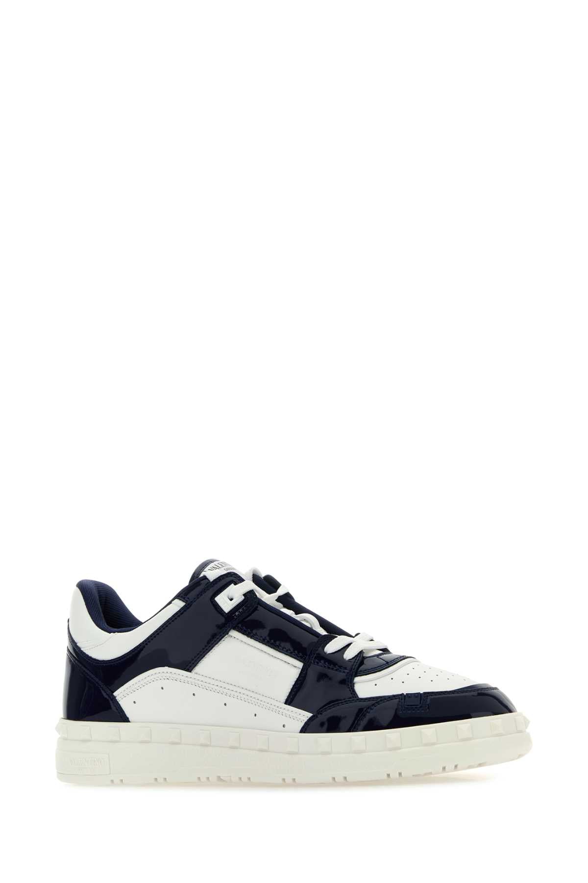 VALENTINO GARAVANI Two-Tone Freedots Sneakers for Men