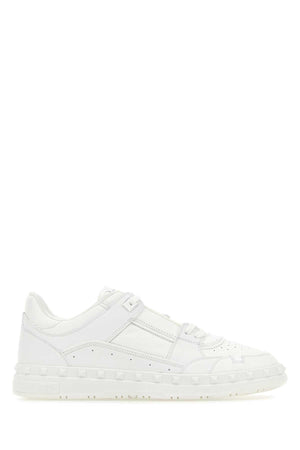 VALENTINO GARAVANI Freedots White Leather Sneakers