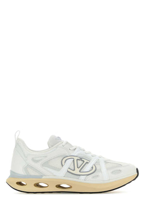 VALENTINO GARAVANI VLogo EasyJog White Leather Sneakers