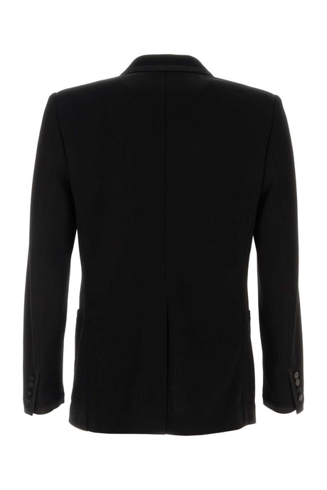 VALENTINO GARAVANI Timeless Black Cotton Blazer for Men