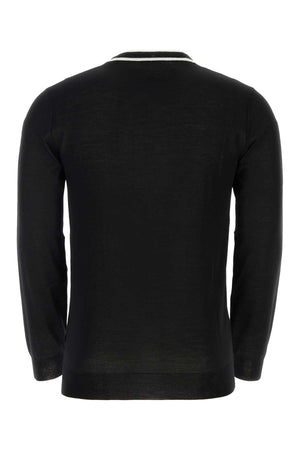 VALENTINO GARAVANI Timeless Black Wool Cardigan for Men