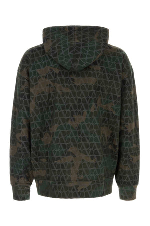 VALENTINO GARAVANI Camouflage Printed Oversize Sweatshirt for Men