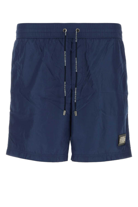 DOLCE & GABBANA Mini Polyester Swimming Shorts for Men