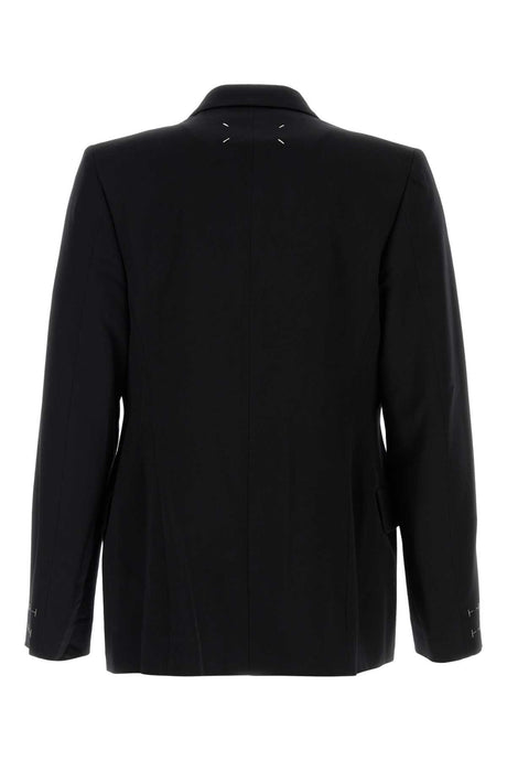 MAISON MARGIELA Classic Black Wool Blazer for Men