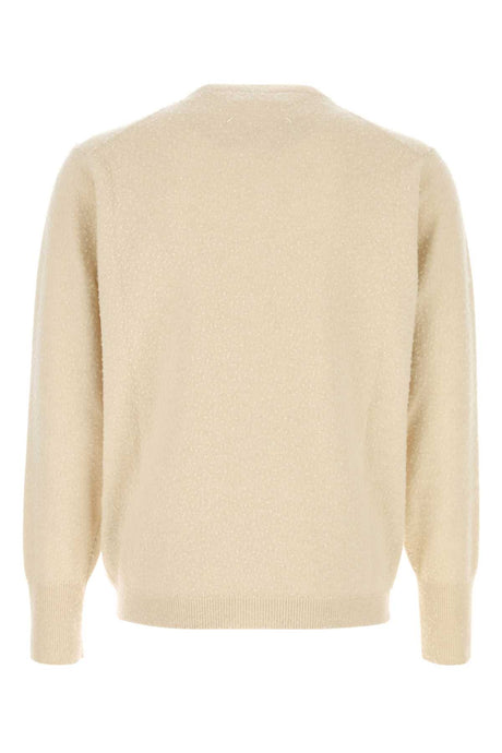 MAISON MARGIELA Sophisticated Sand Cashmere Blend Sweater for Men