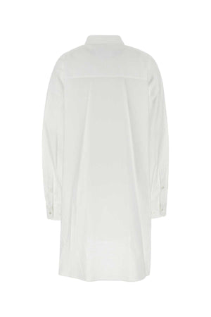 MAISON MARGIELA Classic White Oxford Shirt Dress