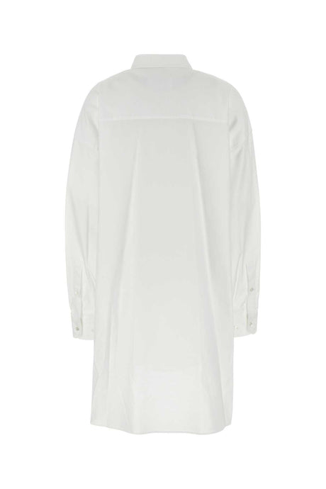 MAISON MARGIELA Classic White Oxford Shirt Dress