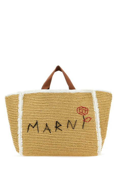 MARNI Raffia Shopping Handbag - 57cm x 33cm x 17cm