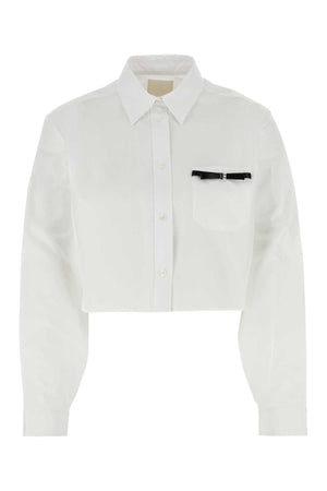 GIVENCHY Classic Women's White Poplin Shirt