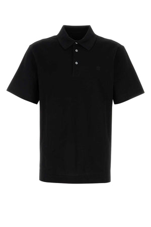 GIVENCHY Luxury Black Piquet Polo Shirt for Men