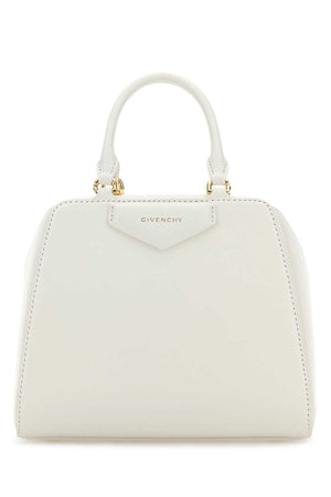 GIVENCHY Mini Cube Handbag - Ivory Leather