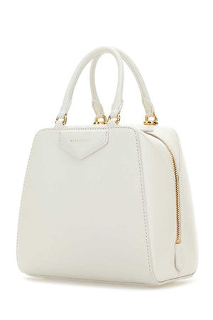 GIVENCHY Mini Cube Handbag - Ivory Leather