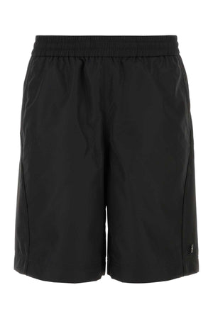 GIVENCHY Stylish Black Recycled Polyester Bermuda Shorts for Men