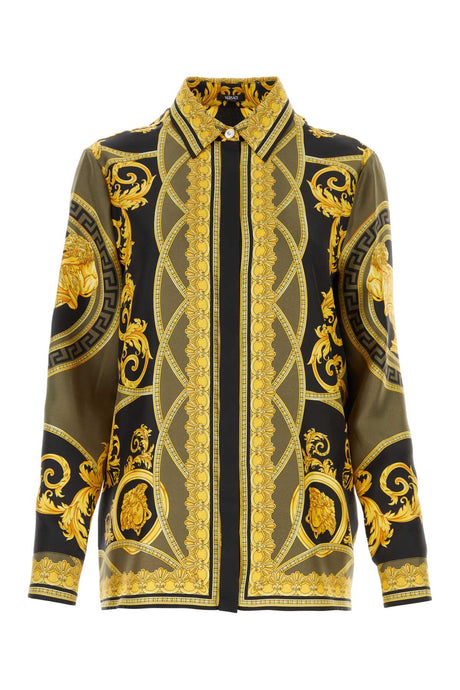 VERSACE Silk Printed Shirt for Women - Elegant Style