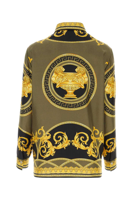 VERSACE Silk Printed Shirt for Women - Elegant Style