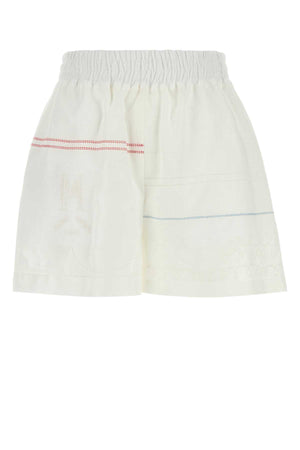 MARNI Linen Mini Shorts for Women