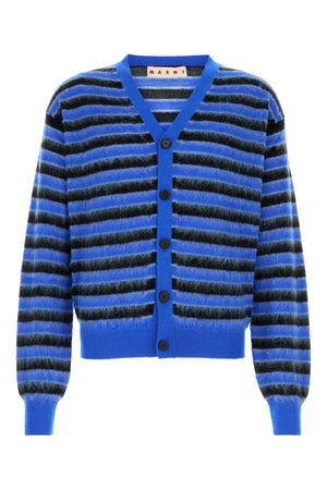 MARNI Embroidered Wool Cardigan for Men