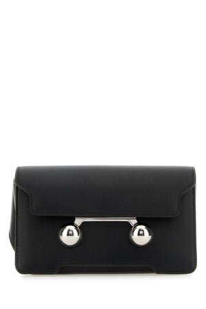 MARNI Mini Black Leather Crossbody Handbag