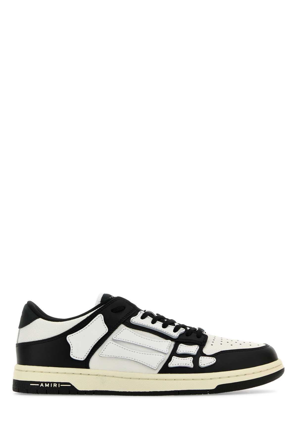 AMIRI Two-tone Leather Skel Sneaker for Men