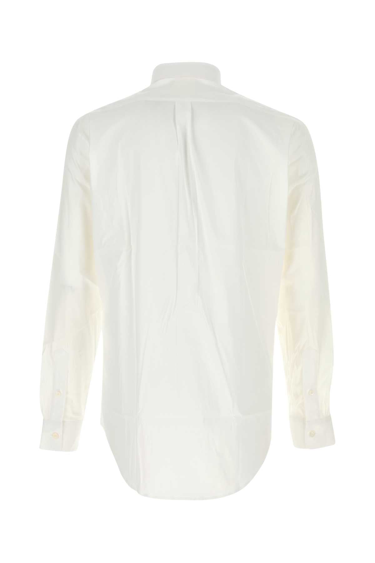 GIVENCHY Classic Fit White Poplin Shirt for Men