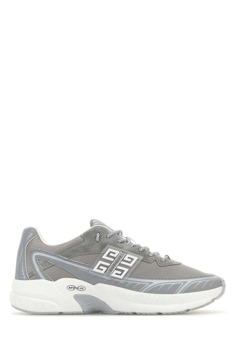 GIVENCHY Light Grey Suede and Mesh NFNTY-52 Sneaker for Men