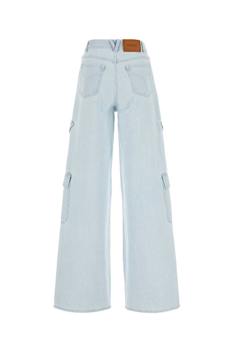 VERSACE Light Blue Denim Cargo Jeans