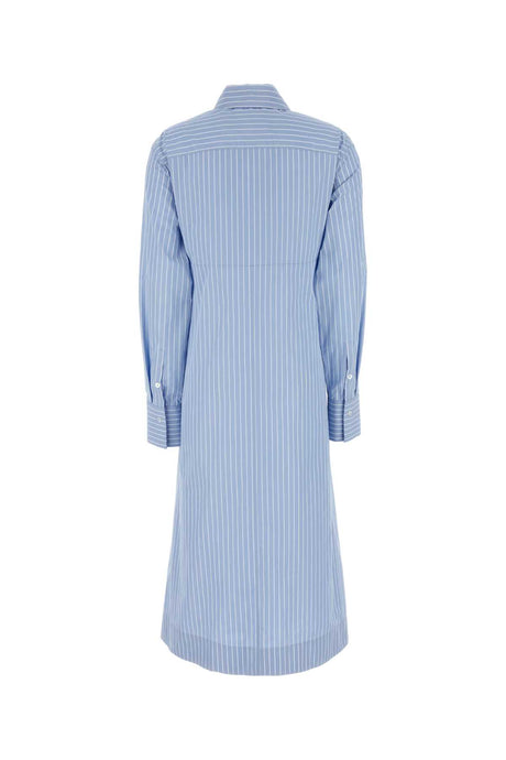 JIL SANDER Printed Poplin Mini Shirt Dress