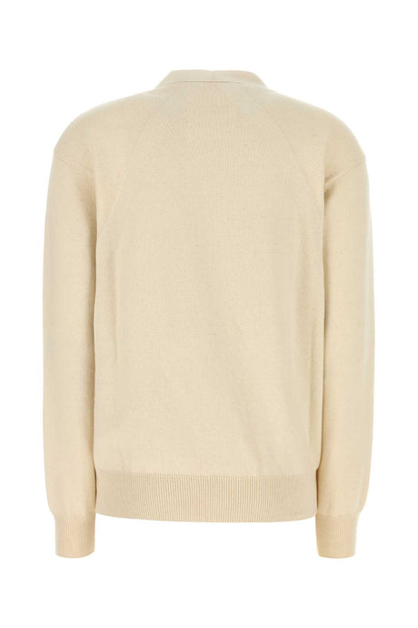 JIL SANDER Ivory Cashmere Blend Cardigan for Women