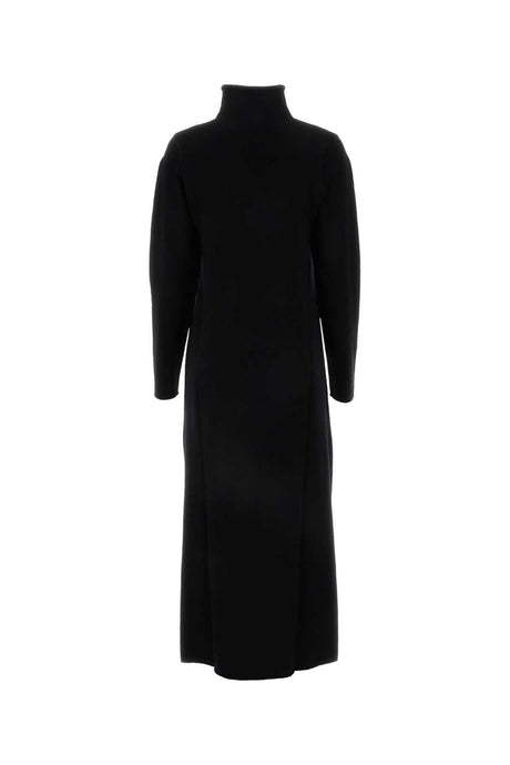 JIL SANDER Elegant Black Cashmere Sweater Dress