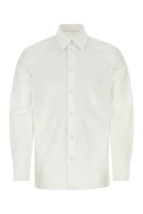 JIL SANDER Classic White Poplin Shirt for Men