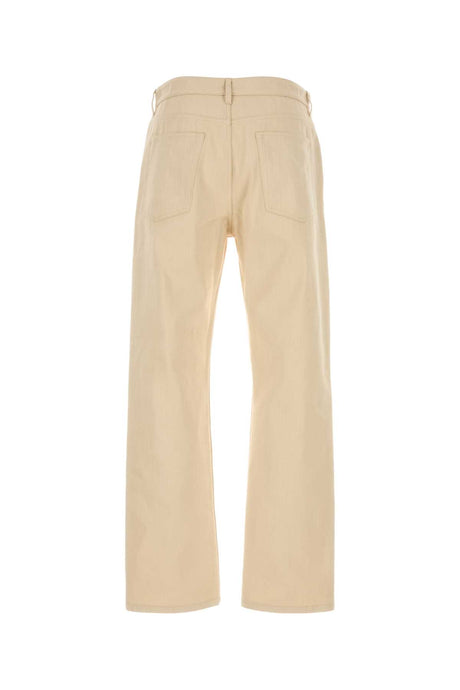 JIL SANDER Classic Sand Denim Jeans for Men