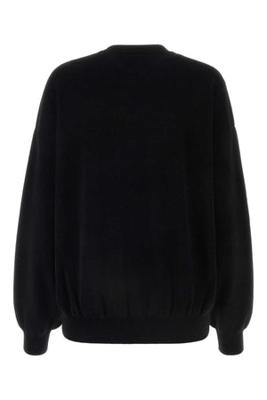 ALEXANDER WANG Black Stretch Knit Sweater for Women