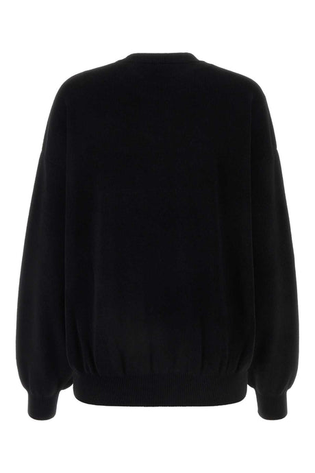 ALEXANDER WANG Black Stretch Knit Sweater for Women