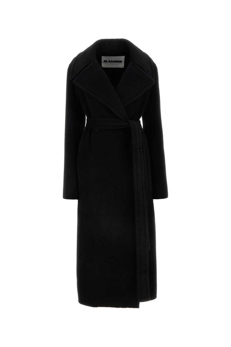 JIL SANDER Luxe Black Llama Blend Jacket for Women