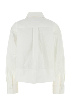 JIL SANDER Essential Poplin Shirttail Blouse