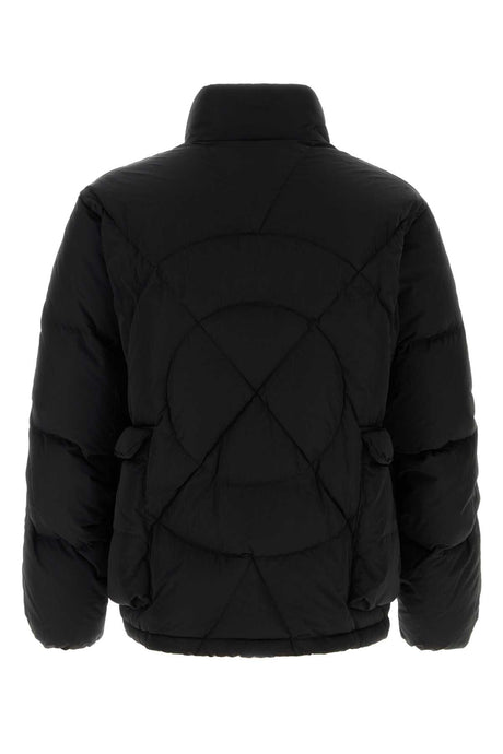 EMPORIO ARMANI Sleek Black Nylon Down Jacket for Men - Winter Ready