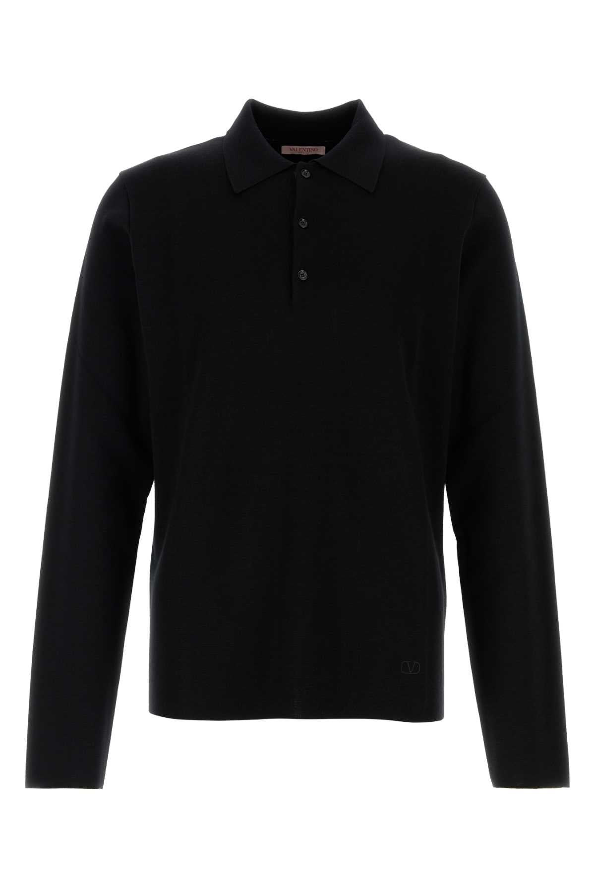 VALENTINO GARAVANI Men's Luxe Wool Polo Shirt