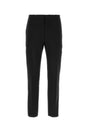 ALEXANDER MCQUEEN Classic Black Gabardine Pants - Perfect Fit