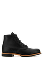 RED WING Classic Black Leather Ankle Boots for Men