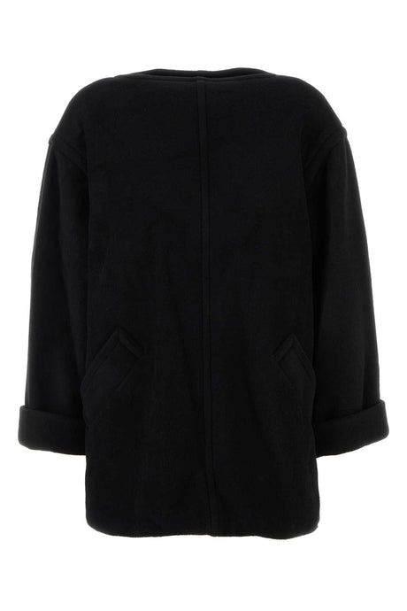 MM6 MAISON MARGIELA Oversize Wool Blend Sweater - A Cozy Essential for Women