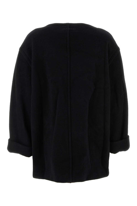 MM6 MAISON MARGIELA Oversize Wool Blend Sweater - A Cozy Essential for Women